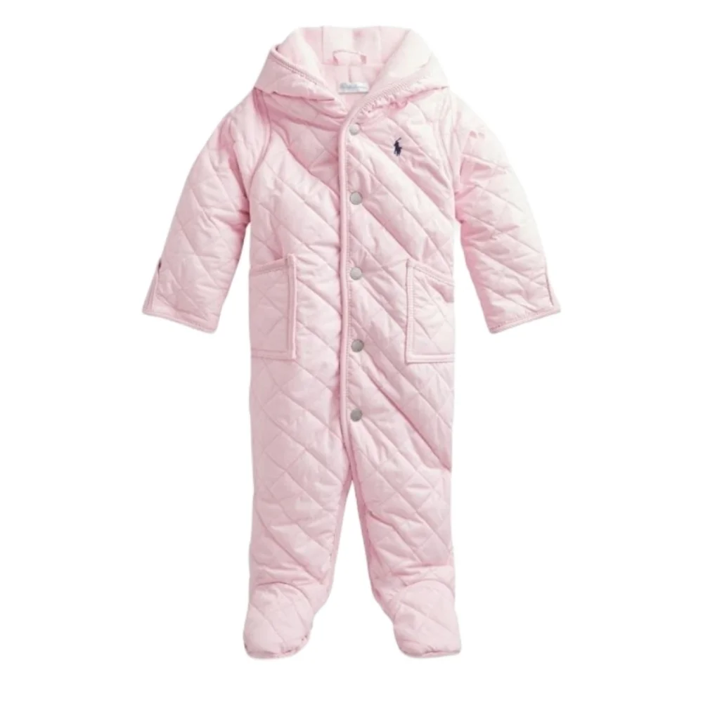 RALPH LAUREN Baby Girl's Hooded Barn Bunting‎ SIZE 9MONTH